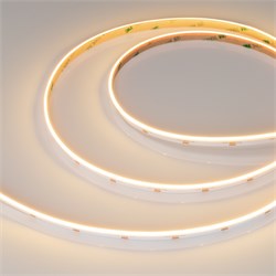 Лента COB-S-X480-8mm 24V Warm3000 (6 W/m, IP20, 5m) (Arlight, боковое свечение) 046903 - фото 142315