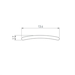 Экран матовый СТ для профиля T (Arlight, Пластик) 016955(1) - фото 142371