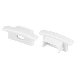 Заглушка LINE-2308-F с отверстием WHITE (Arlight, Пластик) 044238 - фото 142419