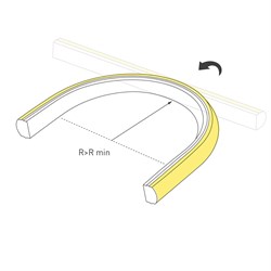 Лента герметичная MOONLIGHT-TOP-X320-11x7mm 24V Warm2700 (10 W/m, IP65, CSP, 5m, wire x2) (Arlight, Силикон) 039445 - фото 142573