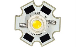 Мощный светодиод OS-Star-5W WARM WHITE 3000K (ANR, STAR type) 012802 - фото 142871
