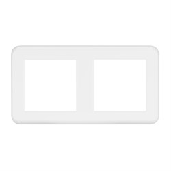 Рамка пластиковая FRM-VERSA-PL-2-WH (Arlight, -) 043776 - фото 143557