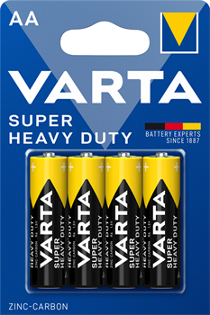 Батарейки VARTA SUPERLIFE R06 АА BL4 Heavy Duty (блистер  4 шт) 4008496556267 - фото 143777