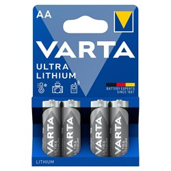 Батарейки VARTA ULTRA LITHIUM FR06 АА BL4 (блистер 4шт) 4008496680511 - фото 143802