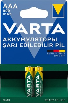 Аккумулятор VARTA POWER LR03 AAA 800mAh BL2 (блистер 2шт) 4008496849185 - фото 144075