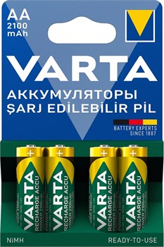 Аккумулятор VARTA POWER LR06 АА 2100mAh BL4 (блистер 4шт) 4008496849307 - фото 144084