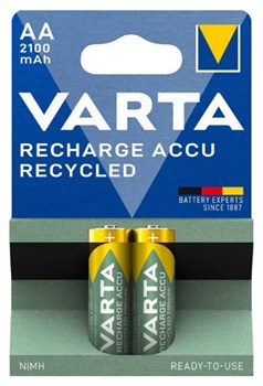 Аккумулятор VARTA Rechargeable R2U LR06/АА 2100mAh 2BL (блистер 2шт) 2000136062994 - фото 144087