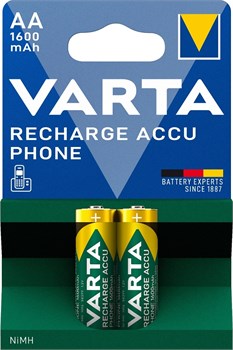 Аккумулятор VARTA POWER PHONE LR06/АА 1600mAh (блистер 2шт) 4008496330904 - фото 144098