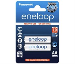 Аккумулятор Panasonic eneloop LR06 АА BK-3MCCE/2BE 1900mAh BL2 (блистер 2шт) 12263Б - фото 144131