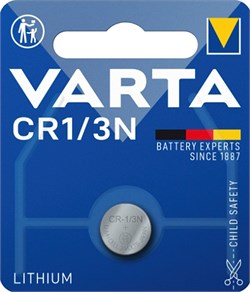 Батарейки литиевые VARTA Lithium CR1/3 6131 1BL (блистер 1шт) 2000030220988 - фото 144525