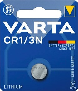 Батарейки литиевые VARTA Microbattery CR1/3N SLF 3.0V (блистер 1шт)  2000001122013 - фото 144571