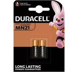Батарейки DURACELL 23A MN21 BL2 (блистер 2шт) 5000394071117 - фото 144586