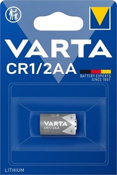 Батарейки литиевые VARTA ELECTRONICS CR1/2 АА (блистер 1шт) 4043752236668 - фото 144604