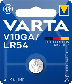 Батарейки алкалиновые VARTA V10 GA (блистер 1шт) 4008496297634 - фото 144617