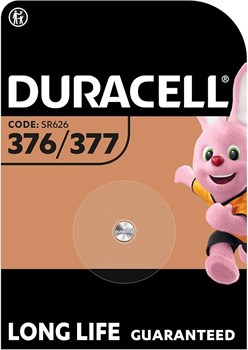 Батарейки DURACELL 377 SR626 BL1 (блистер 1шт) 5000394062986 - фото 144655