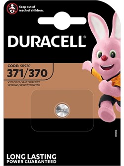 Батарейки DURACELL 370/371 SR920 BL1 (блистер 1шт) 5000394067820 - фото 144715