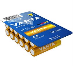 Батарейки VARTA Alkaline Longlife LR6/AA MINI BOX (4106) 12BL (блистер 12шт) 2000030220667 - фото 144944