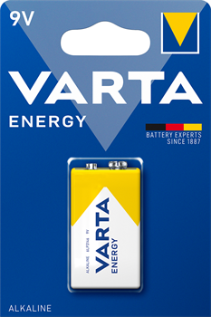 Батарейки VARTA ENERGY 9V Крона BL1 (блистер 1шт) 4008496626656 - фото 145299