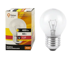  FL-HP G45 OVEN 40W E27   FOTON_LIGHTING  -  лампа 615923 - фото 145807