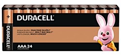 Батарейки Duracell Basic LR03 ААА мизинчиковые BL24 (блистер 24шт) 5000394160118 - фото 145819