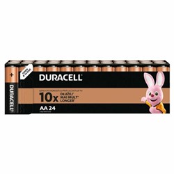 Батарейки Duracell Basic LR06 АА пальчиковые BL24 (блистер 24шт) 5000394160071 - фото 145876