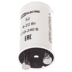 Стартер S2 4-22Вт 110-240В алюм. контакты TDM SQ0351-0021-1 - фото 145896