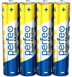 Батарейка Perfeo LR03/4SH Super Alkaline  (блистер 4шт) PF LR03/4SH - фото 145988