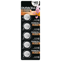 Батарейки DURACELL CR2016 BL5 отрывной (блистер 5шт) 5000394132108 - фото 146267