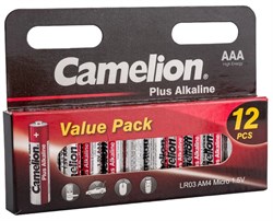 Camelion Plus Alkaline BL12 LR6 (LR6-HP12, батарейка, 1,5В) 5818 - фото 146348