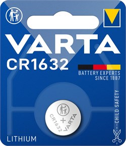 Батарейки литиевые VARTA ELECTRONICS CR1632 BL1 (блистер 1шт) 4008496576234 - фото 146618