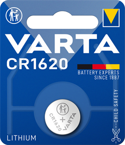 Батарейки литиевые VARTA ELECTRONICS CR1620 6620 BL1 (блистер 1шт) 4008496276936 - фото 146747