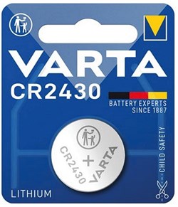 Батарейки литиевые VARTA ELECTRONICS CR2430 6430 BL1 (блистер 1шт) 4008496276929 - фото 146771