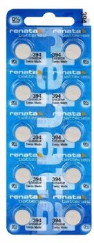 Батарейки серебряно-цинковые RENATA SR936SW 394 BL10 13004Б - фото 146926