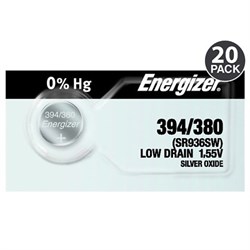 Батарейки серебряно-цинковые ENERGIZER Silver Oxide SR394/380 BL1 (блистер 1шт) 7638900253061 - фото 146967