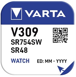 Батарейки серебряно-цинковые VARTA V309 бл.1 4008496272761 - фото 147000