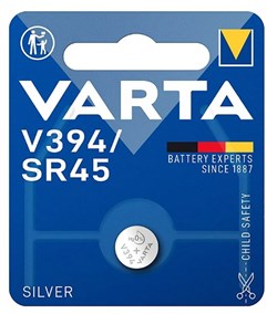 Батарейки серебряно-цинковые VARTA SR394 BL1 4008496245826 - фото 147018