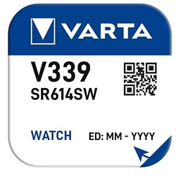 Батарейки серебряно-цинковые VARTA SR339 BL1 4008496245871 - фото 147106