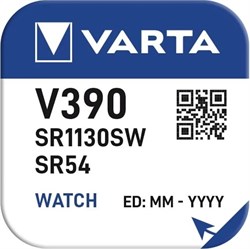 Батарейки серебряно-цинковые VARTA SR390 BL1 4008496245680 - фото 147187