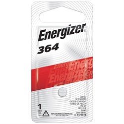 Батарейки серебряно-цинковые ENERGIZER Silver Oxide SR364-363 BL1 (блистер 1шт) 7638900253009 - фото 147399