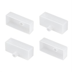 Заглушка WPH-FLEX-5025-TOP WHITE с отверстием (Arlight, Силикон) 050121 - фото 150866