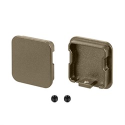 Заглушка LINE-D-3030 SQUARE OLIVE GREY (Arlight, Металл) 055452 - фото 152448