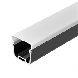 Профиль с экраном LINE-D-3734-2000 TETRA BLACK+OPAL (Arlight, Алюминий) 055072 - фото 152563