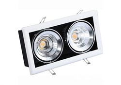 Светильник FL-LED Grille-111-2  60W  4000K 360*195*170мм 60Вт 4800Лм (  карданный светодиодный белый) 606716 - фото 15405