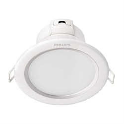 DOWNLIGHT, 8Вт, IP20, 2700K, белый+серебр, отв.d-125мм (кругл, встраив) - LED св-к PHILIPS 6947830425525 - фото 15695