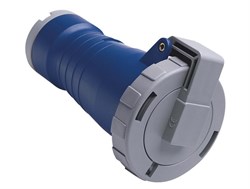 Розетка кабельная 32А 2Р+E IР67 переносная 250В CEWE 232 C6W - фото 15878