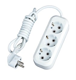 Удлинитель "Эксперт" 3 гнезда 10 метров 16А/3,5кВт с заземлением  ПВС 3х1 (EKF) М07594 - фото 15892