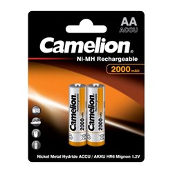 Camelion   AA-2000mAh Ni-Mh BL-2 (NH-AA2000BP2, аккумулятор,1.2В) 3504 - фото 163100