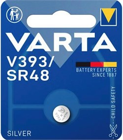 Батарейки серебряно-цинковые VARTA V 393 бл.1 4008496679348 - фото 163219
