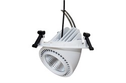 КОРПУС 36гр. D=160мм Белый  (встраиваемый поворотный круглый) DL-LED TITAN -   2000000288789 - фото 16491