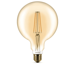 Лампа LEDClassic 7-60W G120 E27 2000K GOLD APR FILAMENT -   PHILIPS 871869657493500 - фото 165380